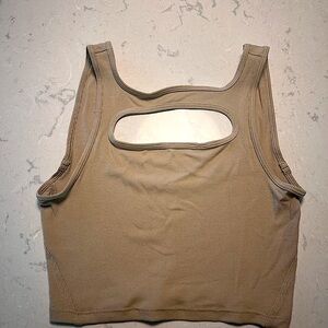 lululemon athletica Beige Crop Top